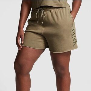 Victoria’s Secret PINK 5” Fleece Sweat Shorts XXL- NWT